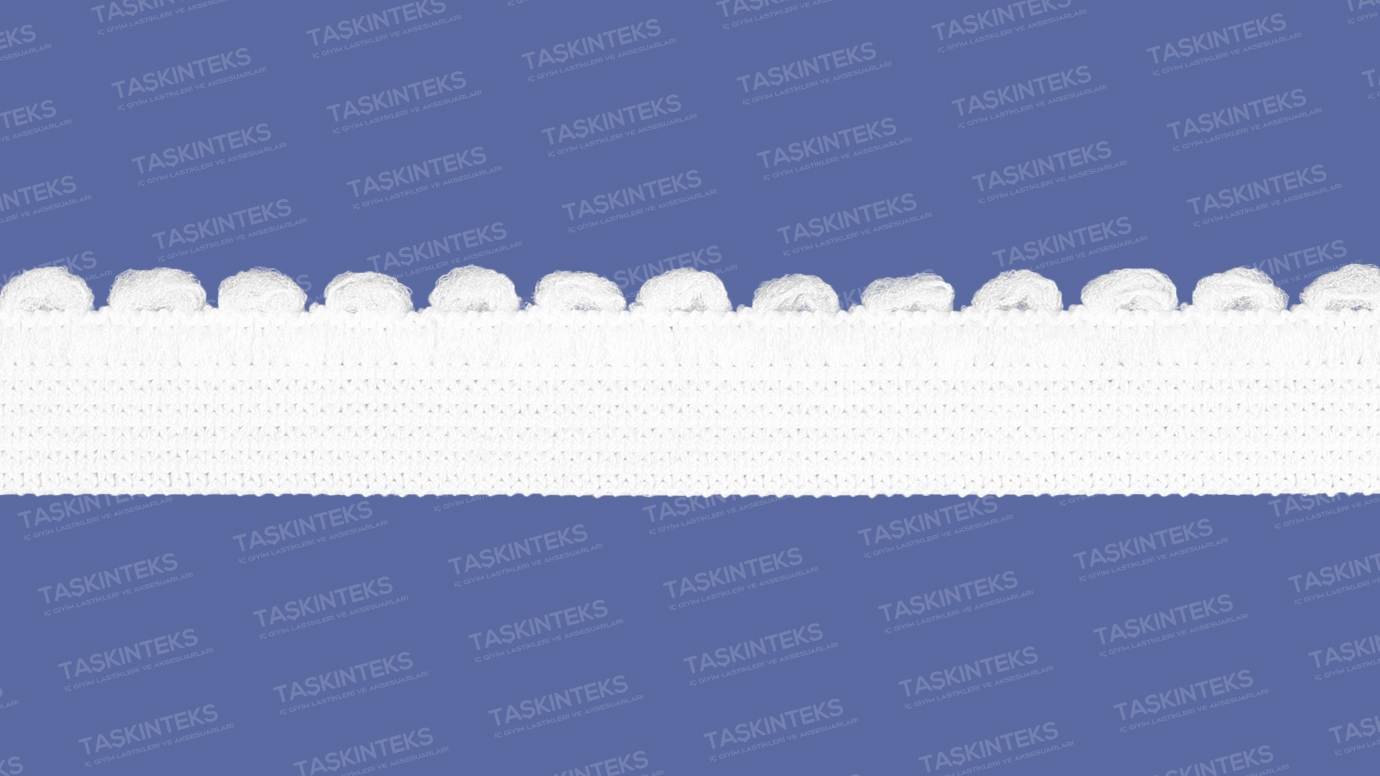 10 MM Braided Pom-Pom Elastic